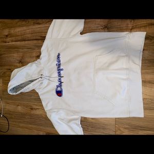 white champion hoodie